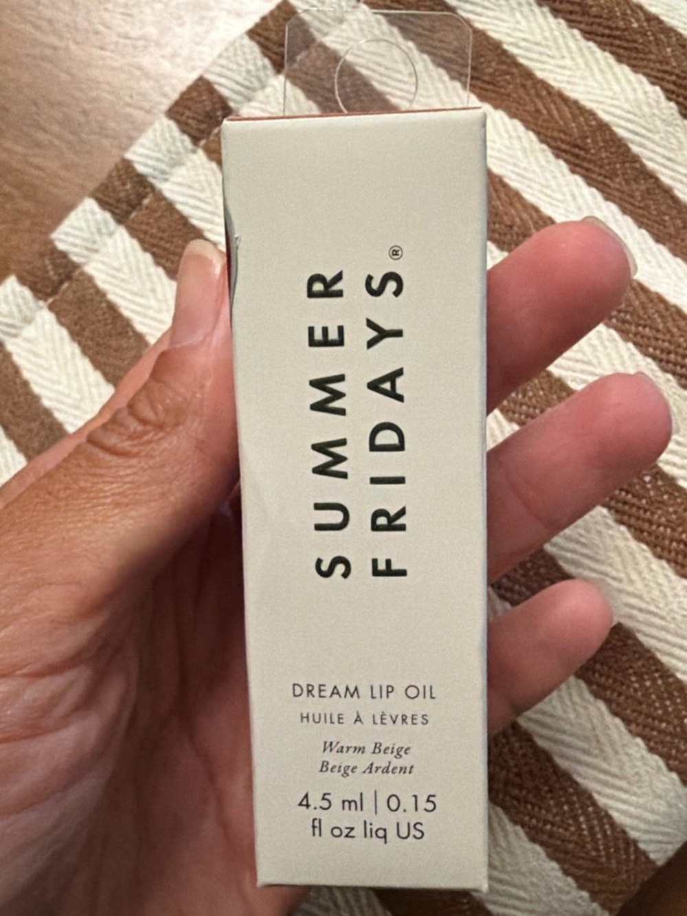 Summer Fridays Lip Oil Box - White Beige